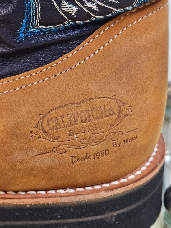California De Mabi Square Toe Cowboy Rodeo Western Boots Size US  10 main image 12